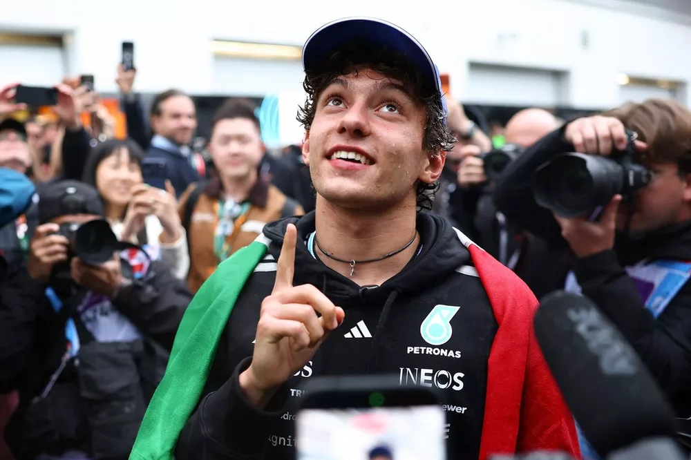 Kimi Antonelli not thinking about F1 title despite 43-point lead