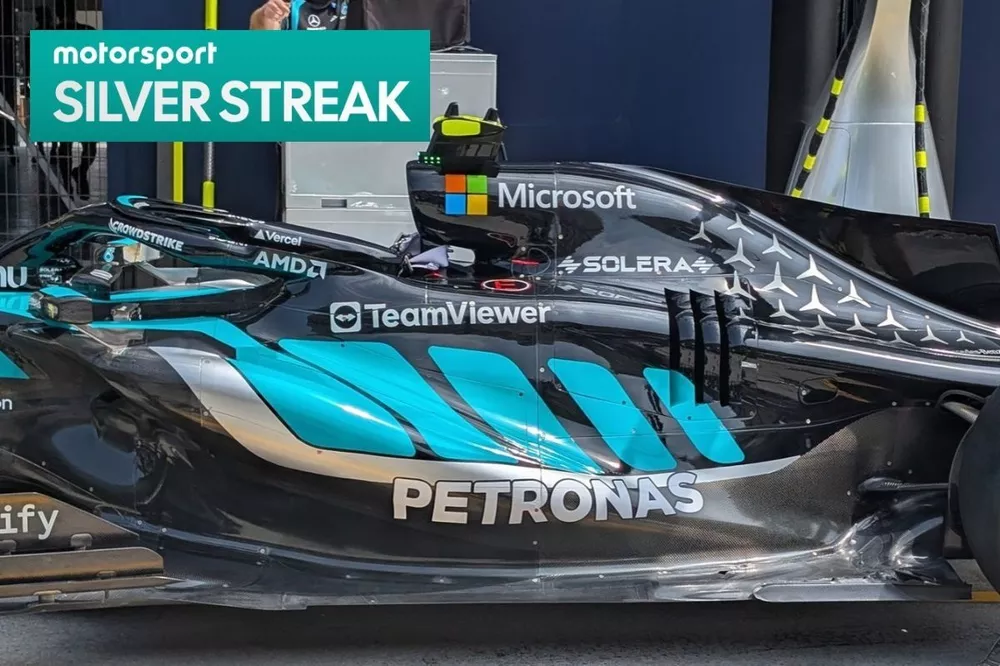 Mercedes despliega un gran paquete aerodinámico en el W17 para ampliar su ventaja en el campeonato