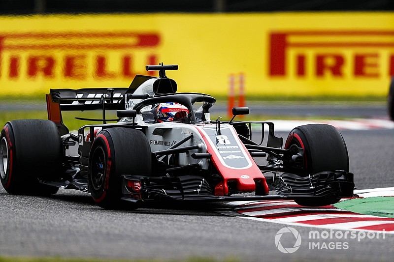 Grosjean estuvo cerca de seguir la estrategia de neumáticos de Ferrari en Japón