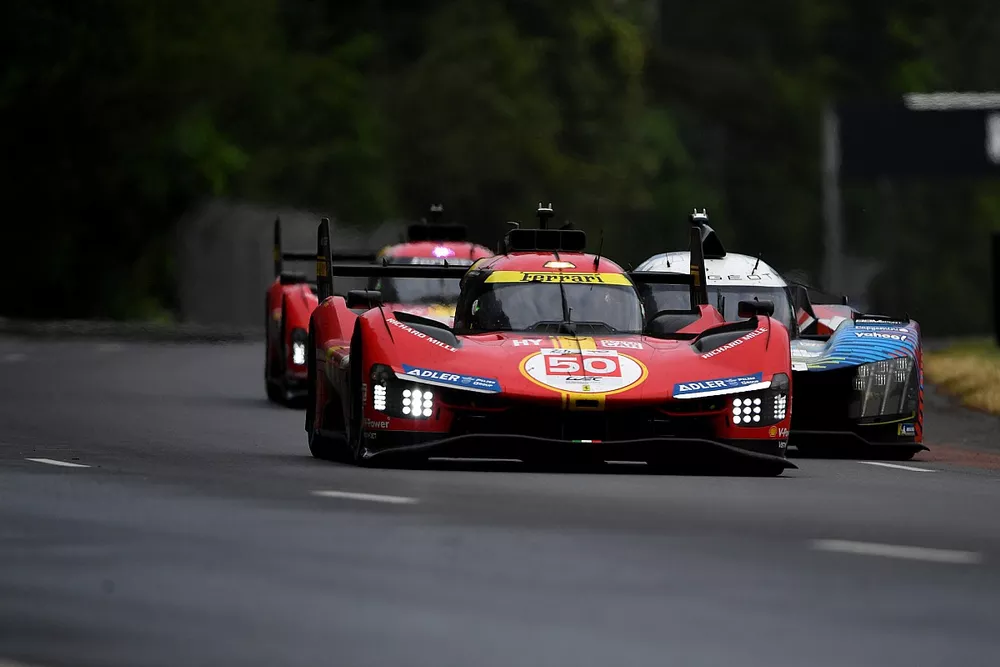 #50 Ferrari AF Corse Ferrari 499P de Antonio Fuoco, Miguel Molina, Nicklas Nielsen