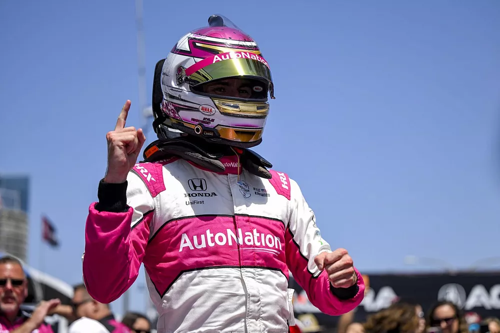 Kyle Kirkwood, Andretti Autosport Honda, NTT P1 Pole award