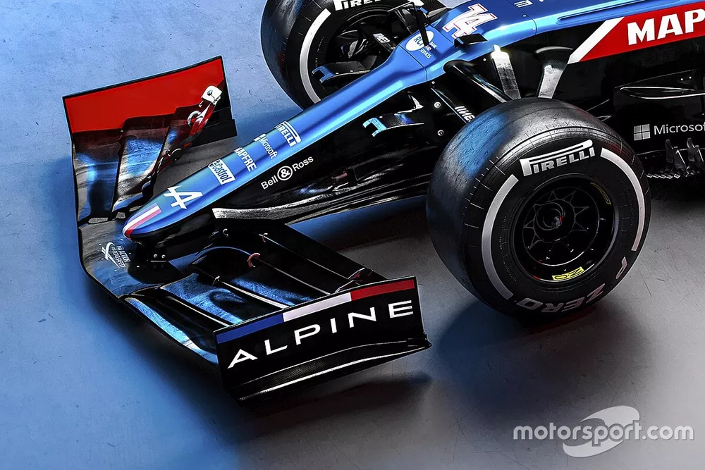 Aileron avant de l'Alpine A521