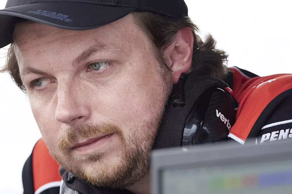 Josef Newgarden, Team Penske Chevrolet engineer Gavin Ward