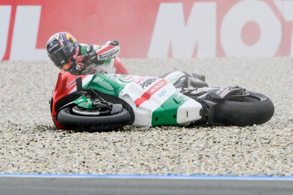 Johann Zarco, Team LCR Honda crash