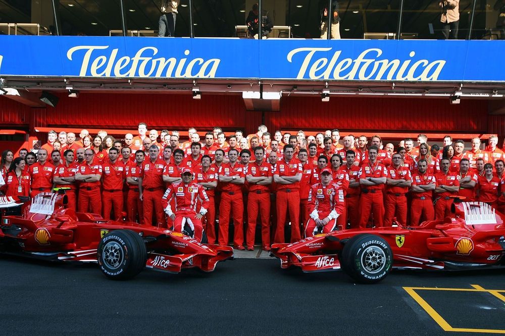 Ferrari team photo