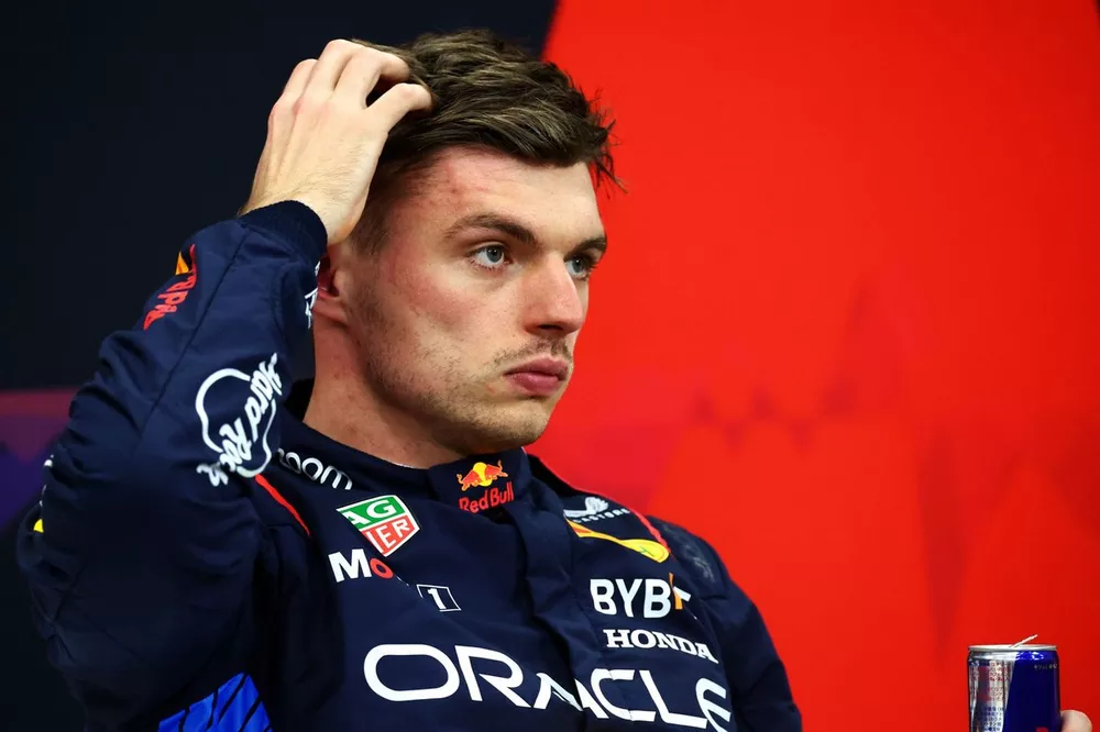 Pole man Max Verstappen, Red Bull Racing