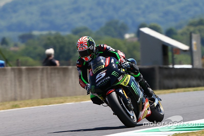 EL4 - Zarco meilleur temps, Rossi au tapis