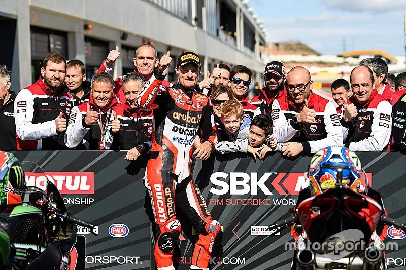 Le poleman Chaz Davies, Ducati Team