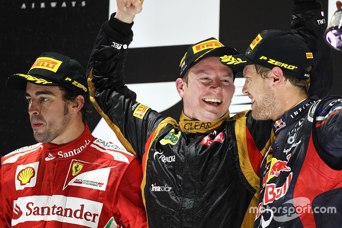 In beeld: De 21 F1-zeges van Raikkonen op een rijtje