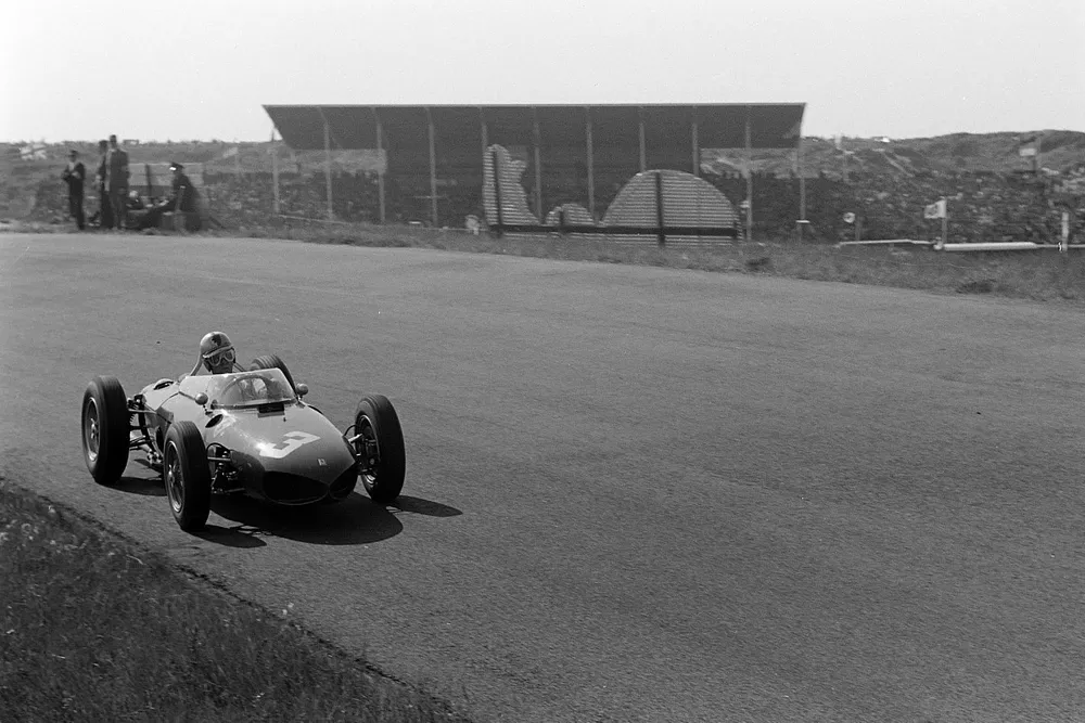 El ganador del GP de Holanda 1961: Wolfgang von Trips, Ferrari 156