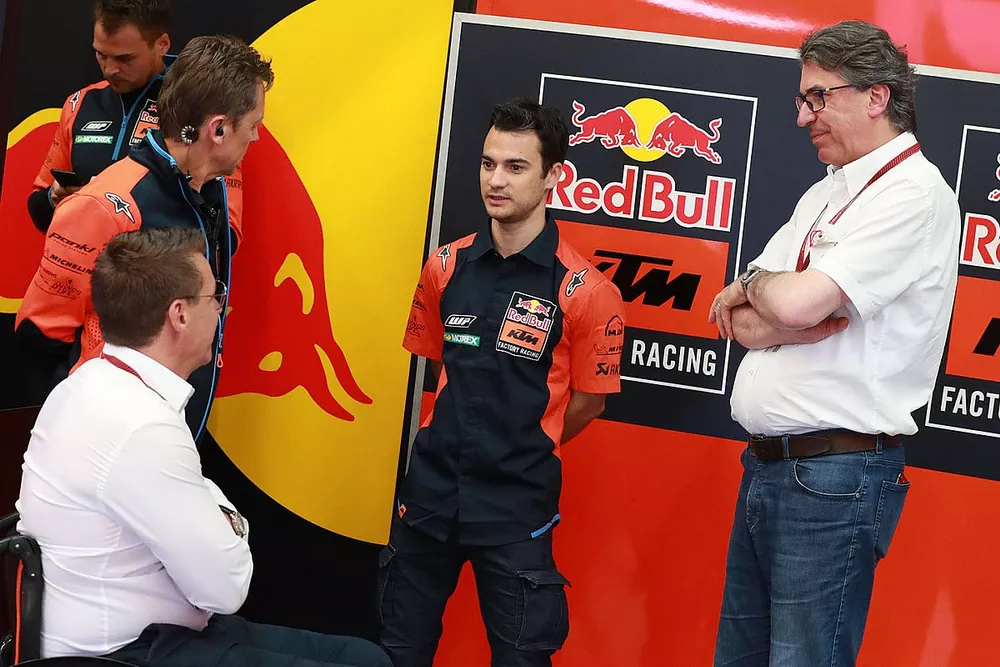 Pit Beirer, Mike Leitner, Red Bull KTM Factory Racing, Dani Pedrosa, Red Bull KTM Factory Racing Test Rider, Stefan Pierer, CEO KTM Group