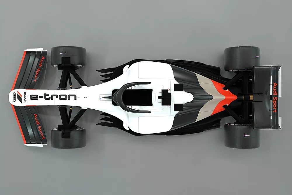 Audi F1 car render