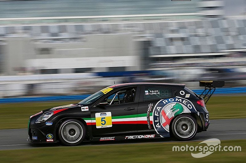 Papadopulos e Popow sulla seconda Alfa Romeo della KMW/TMR a Daytona