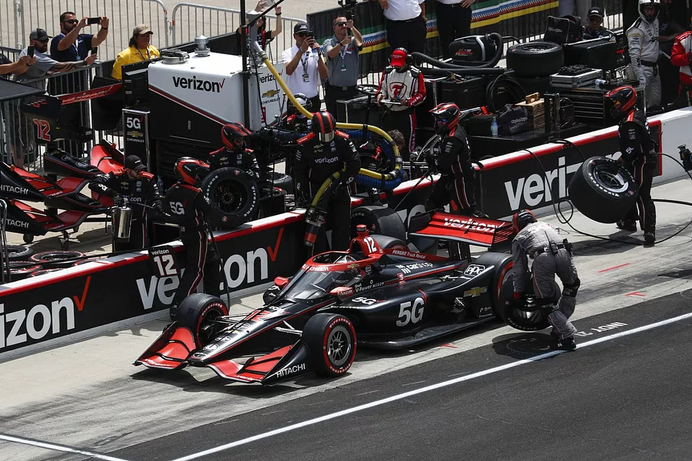 Will Power, Team Penske Chevrolet, Pit Stop