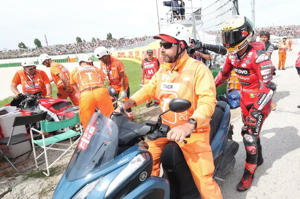 Francesco Bagnaia, Ducati Team crash