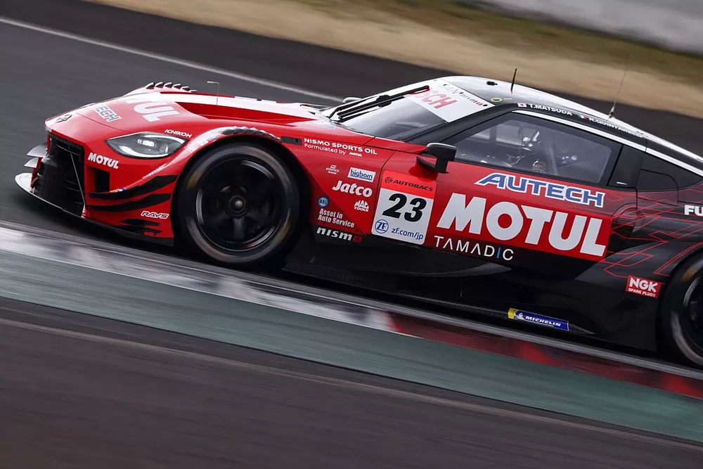 スーパーGT AUTECH Z スーパーGT】日産Z GT500駆るクインタレッリ、富士で確かな最高速