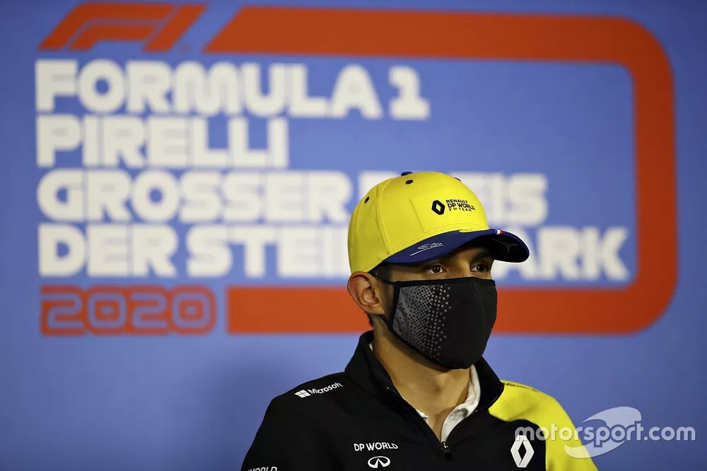 Esteban Ocon, Renault F1, basın toplantısı