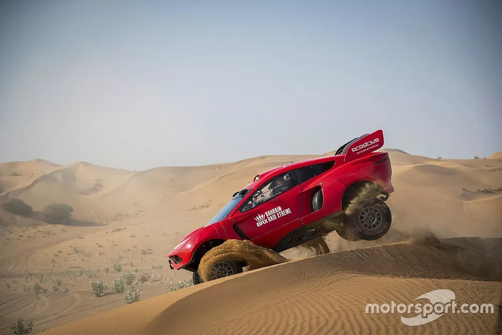 La livrea della Bahrain Raid Xtreme car 