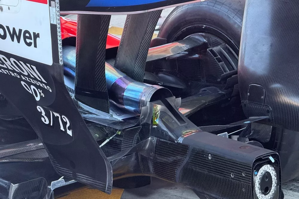 Detalle t&eacute;cnico del Ferrari SF-26