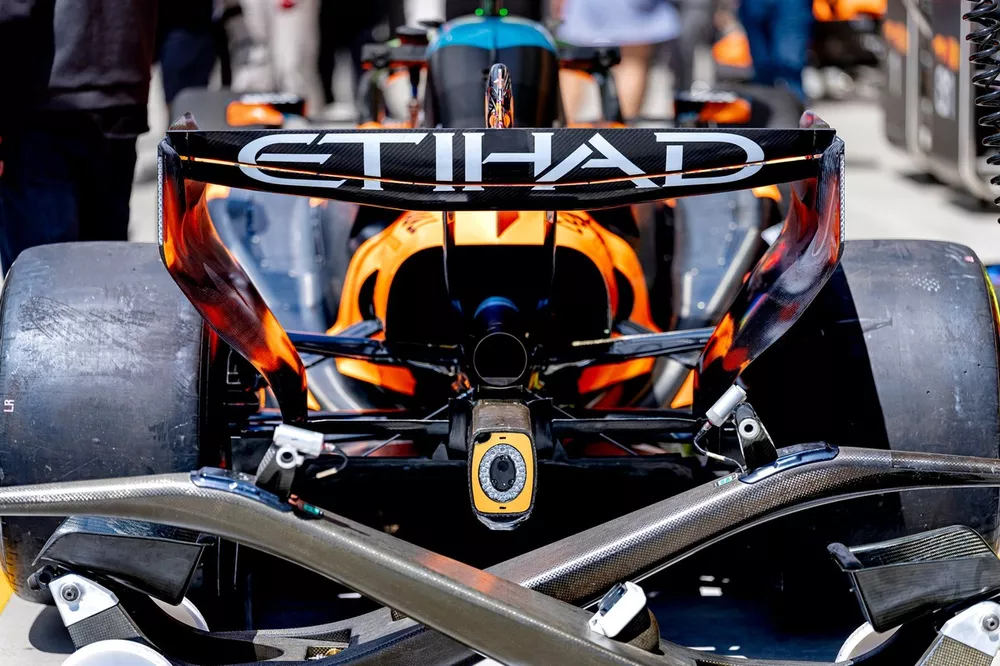 McLaren car tech detail