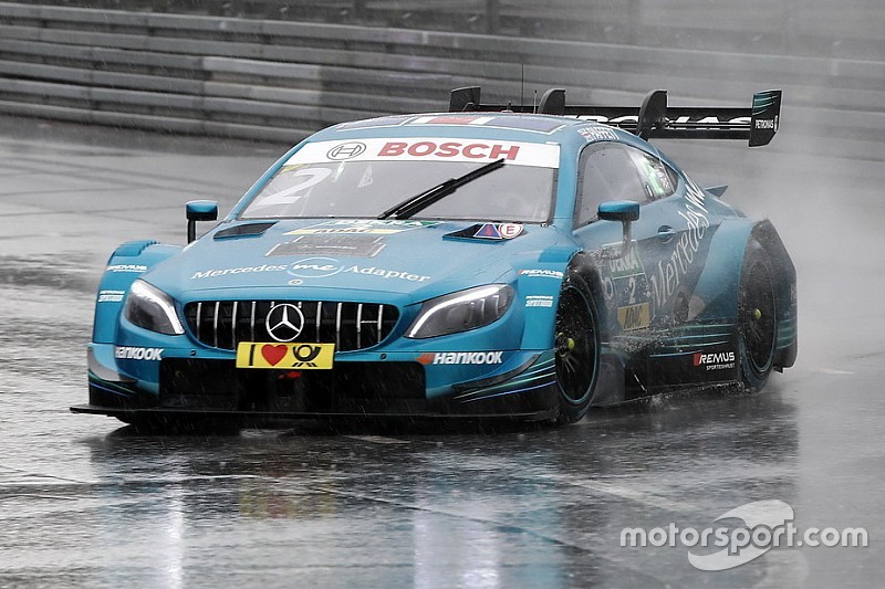 Misano, Libere 2: poker Mercedes sotto la pioggia, Zanardi avvicina i rivali