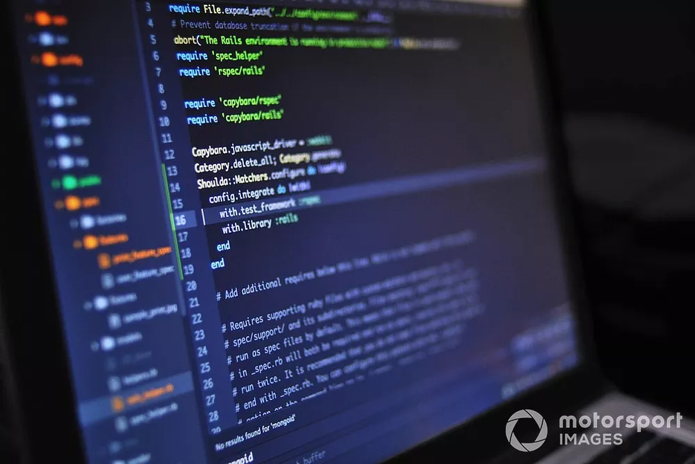 Pantalla con c&oacute;digo