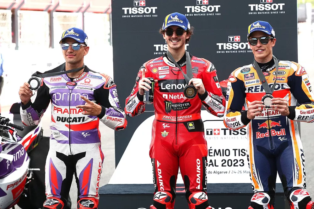 Jorge Martin, Pramac Racing, Francesco Bagnaia, Ducati Team, Marc Marquez, Repsol Honda Team