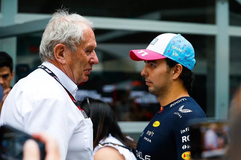 Helmut Marko, Consultor, Red Bull Racing y Sergio P&eacute;rez, Red Bull Racing 