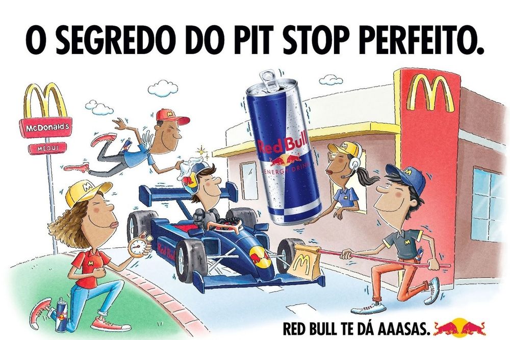 Parceria Red Bull e McDonalds