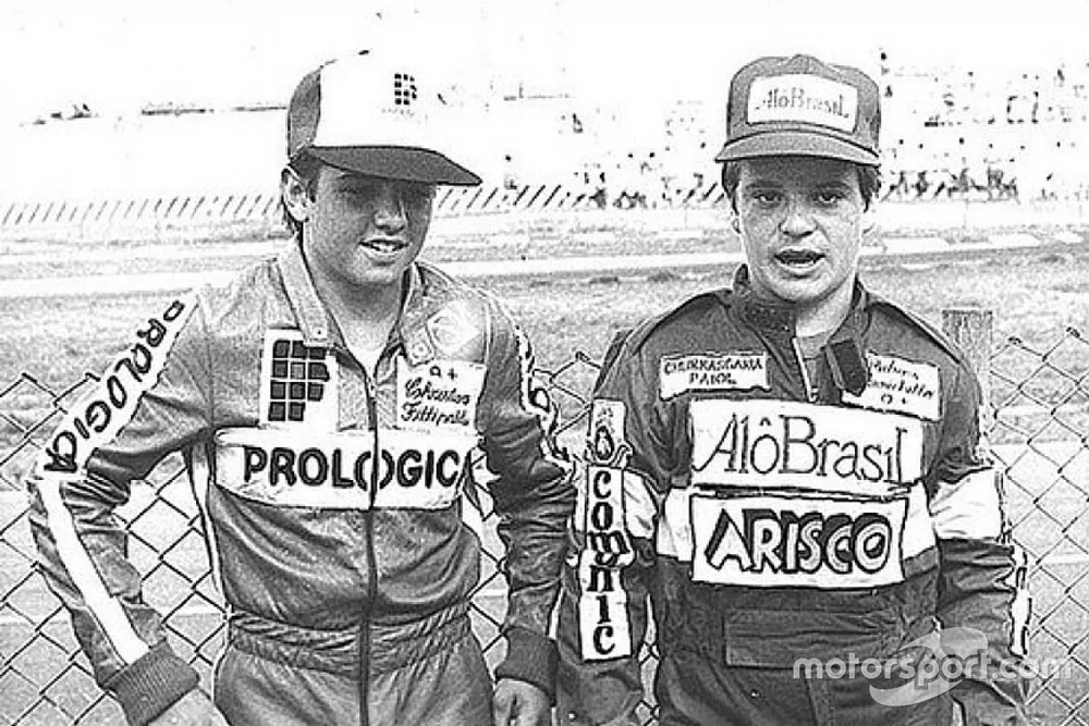Christian Fittipaldi e Rubens Barrichello