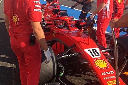 Leclerc ya ejerce de piloto de Ferrari
