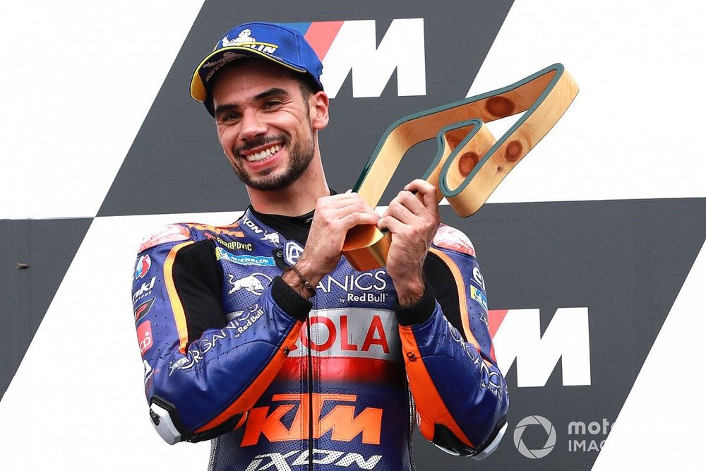 Race winner Miguel Oliveira, Red Bull KTM Tech 3