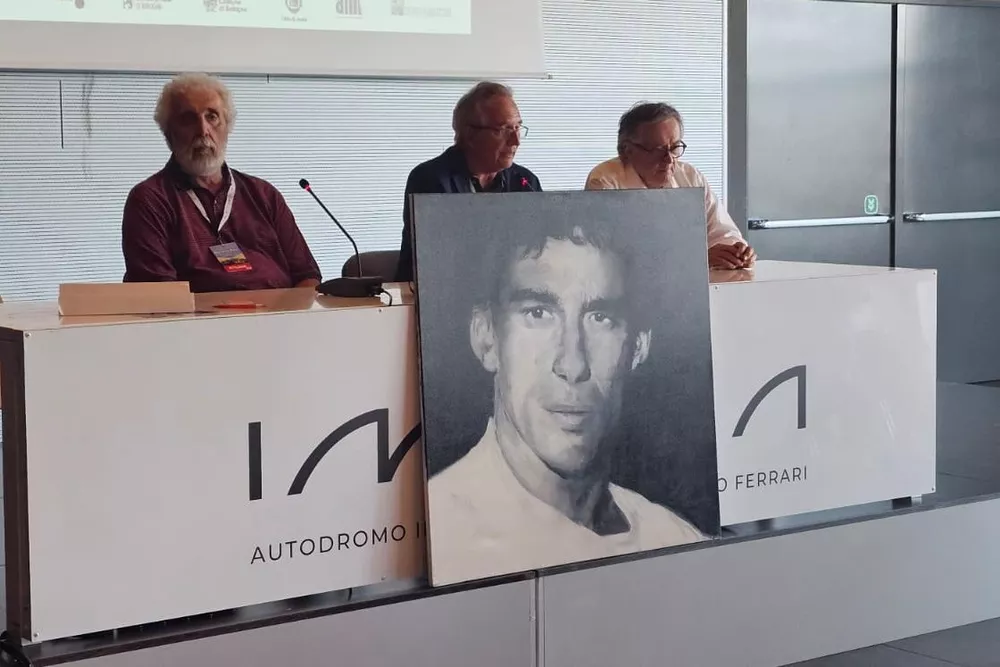 Angelo Orsi, Franco Nugnes e Gian Carlo Minardi durante la presentazione del libro "Senna, le verit&agrave;"