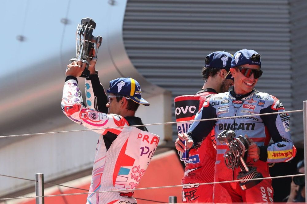 Podio: tercer lugar Marc M&aacute;rquez, Gresini Racing