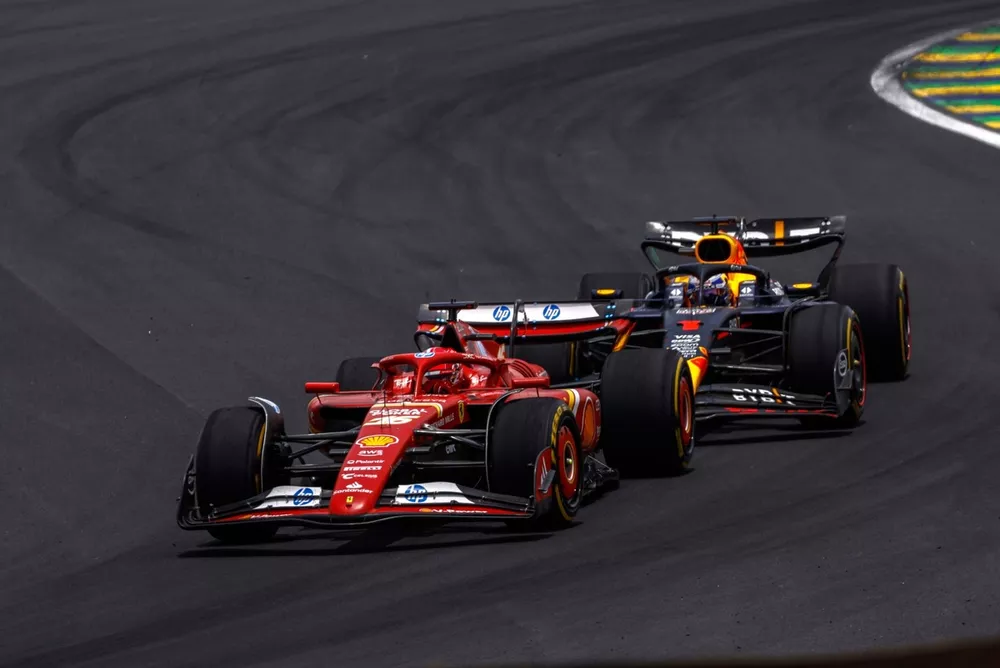 Charles Leclerc, Ferrari SF-24, Max Verstappen, Red Bull Racing RB20