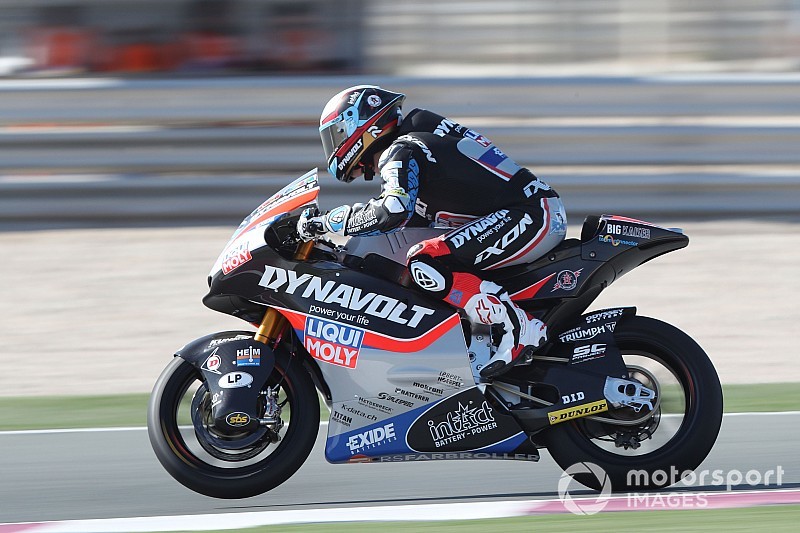 Moto2カタールGP予選:シュロッターが初ポールポジション。長島哲太は14番手