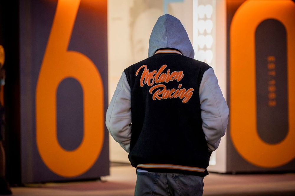 Lando Norris, McLaren, in the paddock