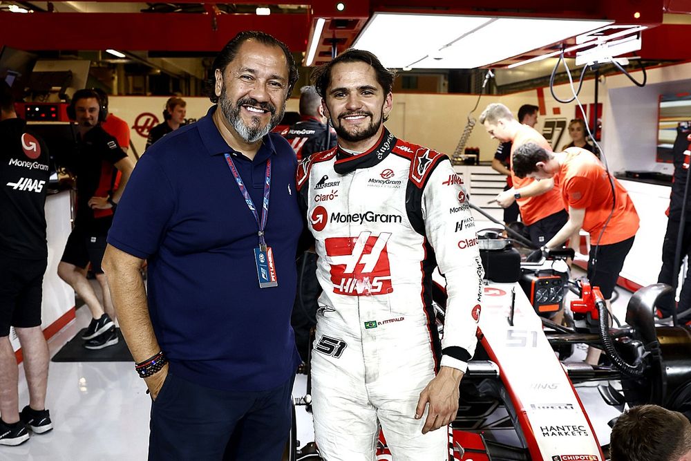 Pietro Fittipaldi, Haas F1 Team with Father Carlos