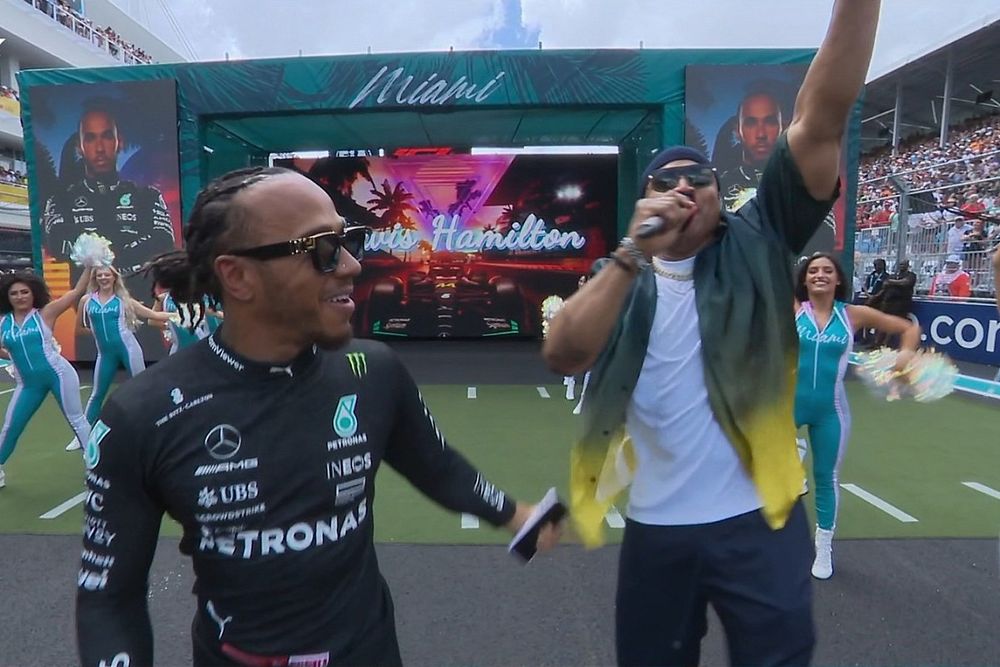Lewis Hamilton, antes del GP de Miami