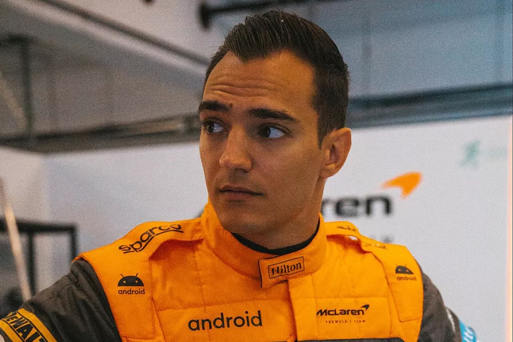 Alex Palou, McLaren testing at Hungaroring
