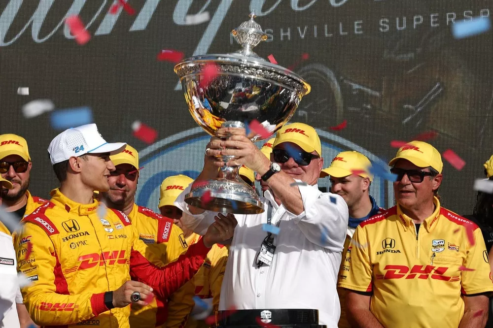 Champion Alex Palou, Chip Ganassi Racing Honda, Chip Ganassi