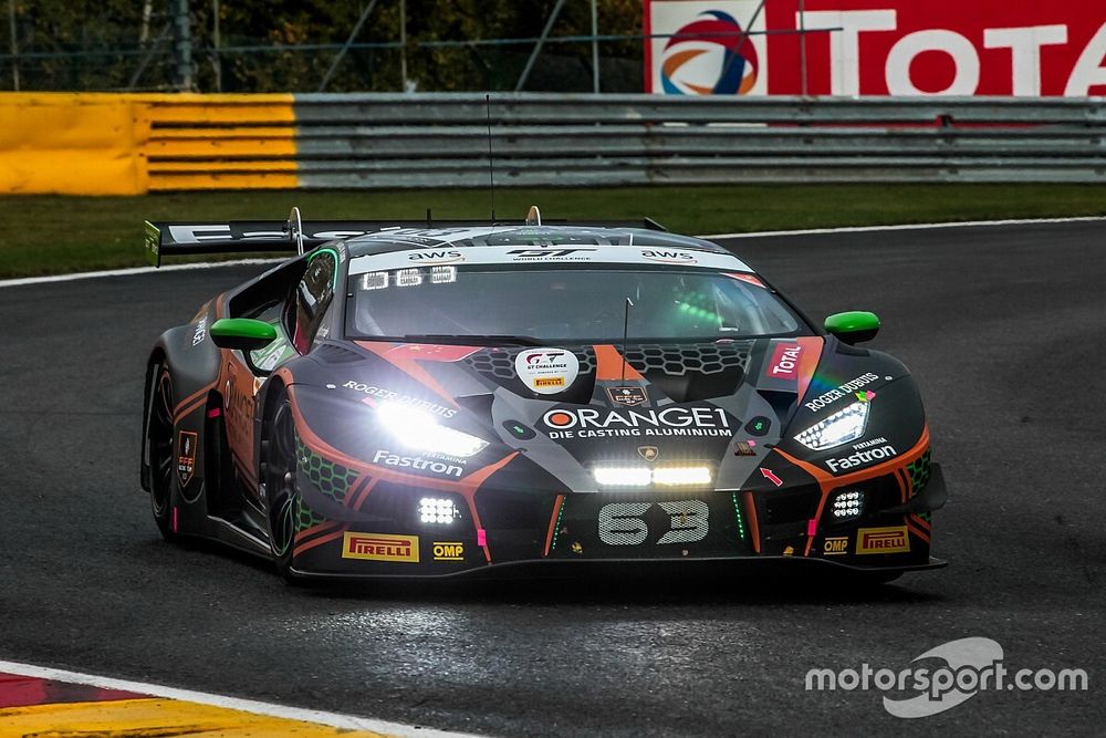 #63 Orange 1 FFF Racing Team Lamborghini Huracan GT3 Evo: Dennis Lind, Andrea Caldarelli, Marco Mapelli