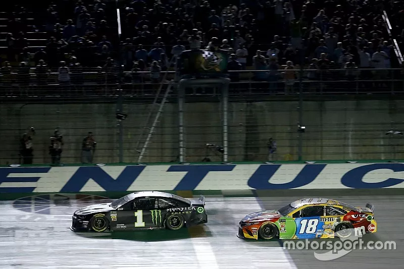 Race Winner Kurt Busch, Chip Ganassi Racing, Chevrolet Camaro Monster Energy
