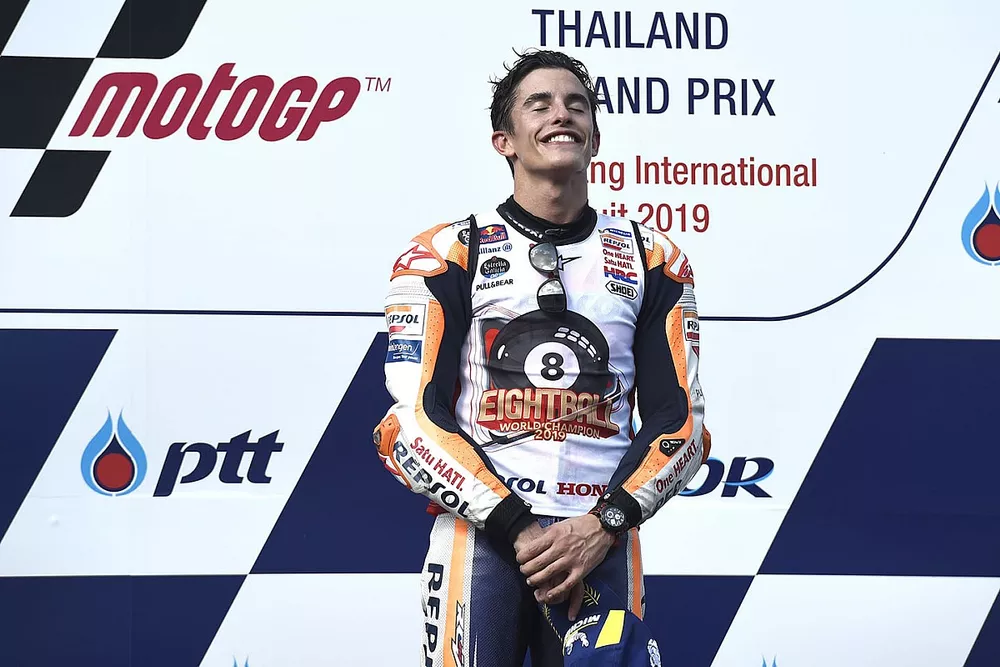 Podium: race winner Marc Marquez, Repsol Honda Team