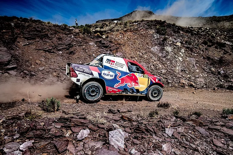 Nasser Al-Attiyah, Mathieu Baumel, Toyota Hilux
