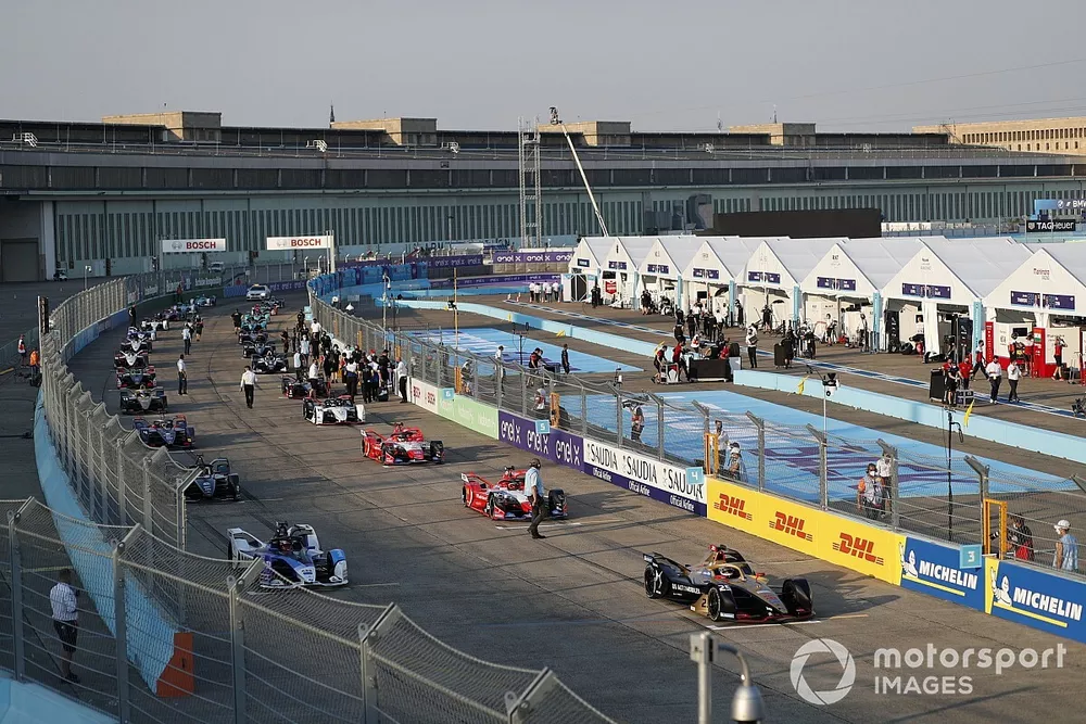 Jean-Eric Vergne, DS Techeetah, DS E-Tense FE20, Maximilian Gunther, BMW I Andretti Motorsports, BMW iFE.20, J&eacute;r&ocirc;me d'Ambrosio, Mahindra Racing, M6Electro 