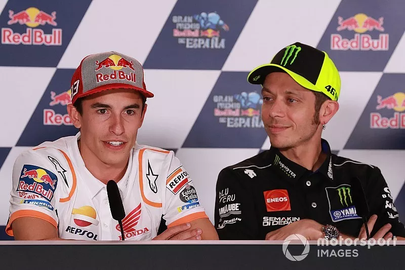 Marc Marquez, Repsol Honda Team, Valentino Rossi, Yamaha Factory Racing