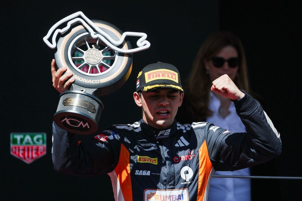 Podium: derde plaats Sebastian Montoya, PREMA Racing