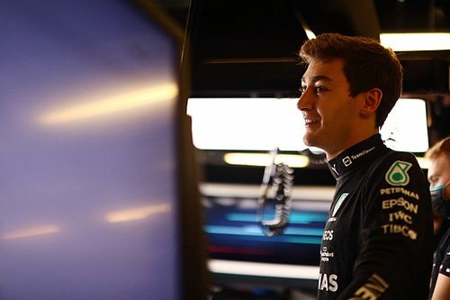 Russell ya ha probado el F1 de 2022 en el simulador de Mercedes