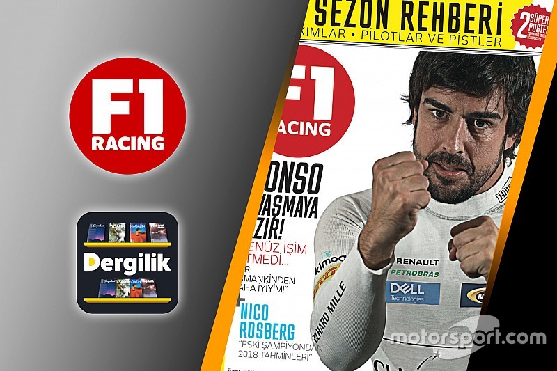 F1 Racing Nisan sayısı dijital olarak Turkcell Dergilik'te